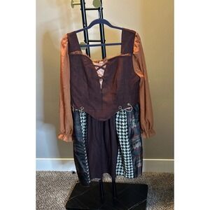 Disney Hocus Pocus Mary Sanderson Deluxe Costume Dress Women Plus Size 1X